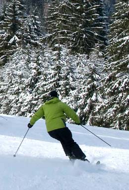 Plan of the Gérardmer ski slopes