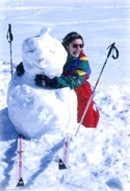 Bonhomme de neige à Gérardmer