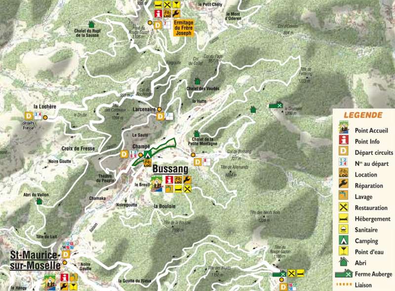 Parcours VTT : Champé