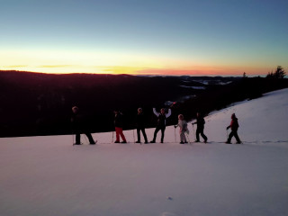 Balade de nuit en raquette à l'ombre des flocons - Bureau Montagne Hautes Vosges - La Bresse Hautes Vosges