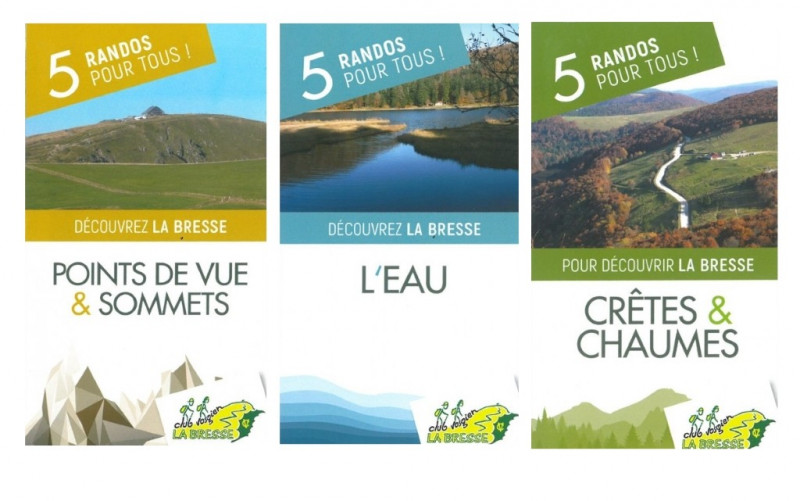 La Bresse Hautes-Vosges Topoguide 5 Randonnées Club Vosgien